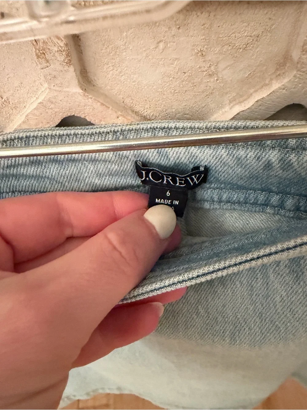 J. Crew Denim Skort